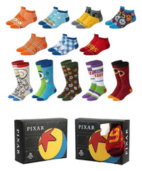 Disney Pixar Socks 12-Pack 38-45 8445484684391