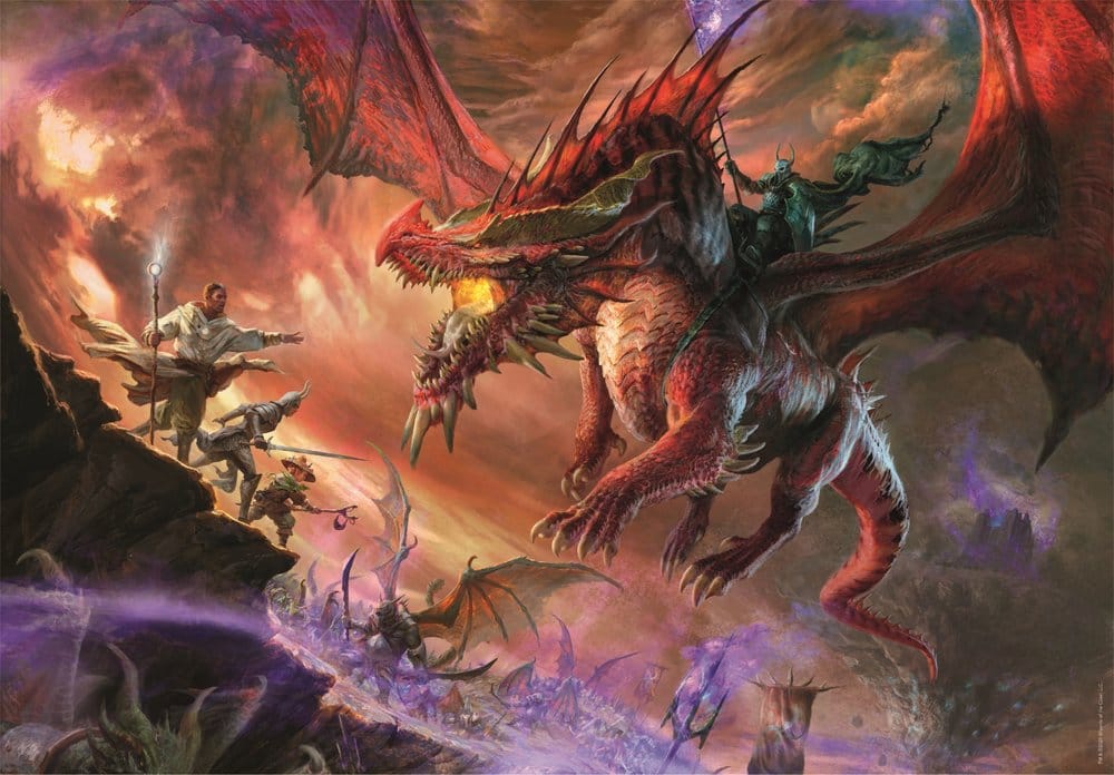 Dungeons & Dragons Gaming Puzzle Collection Jigsaw Puzzle Dragon Attack (500 pieces) 8005125355617