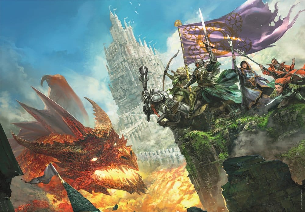 Dungeons & Dragons Gaming Puzzle Collection Jigsaw Puzzle Attack of the Dragon (500 pieces) 8005125355624