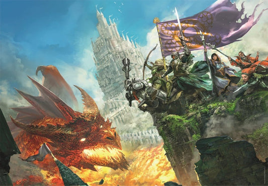Dungeons & Dragons Gaming Puzzle Collection Jigsaw Puzzle Attack of the Dragon (500 pieces) 8005125355624