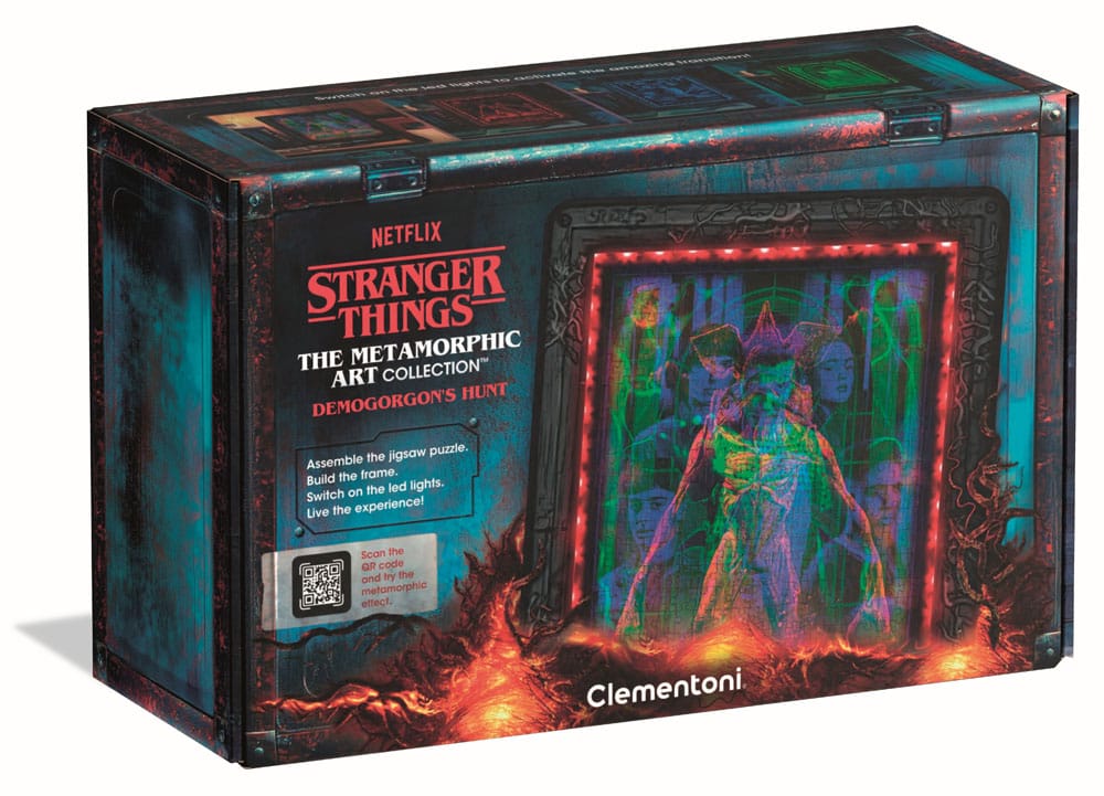 Stranger Things Metamorphic Art Collection Jigsaw Puzzle with Light-Up Effect Demogorgon (520 pieces) 8005125356119