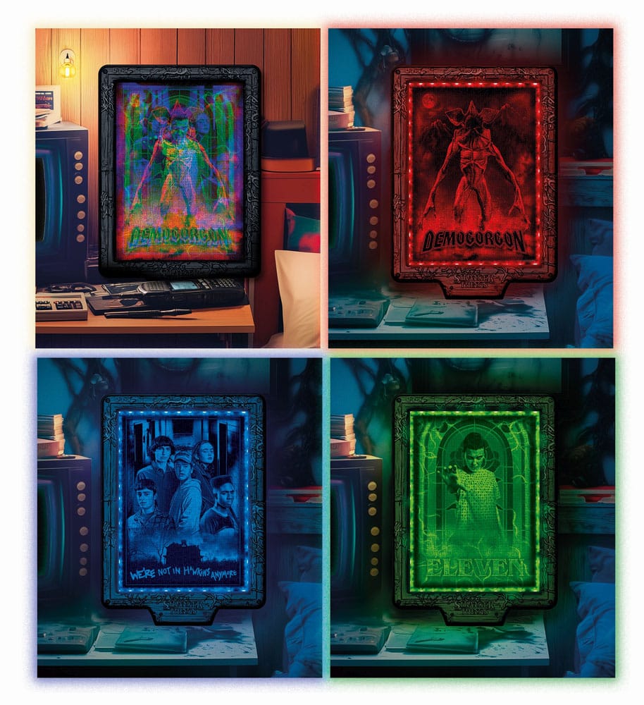 Stranger Things Metamorphic Art Collection Jigsaw Puzzle with Light-Up Effect Demogorgon (520 pieces) 8005125356119