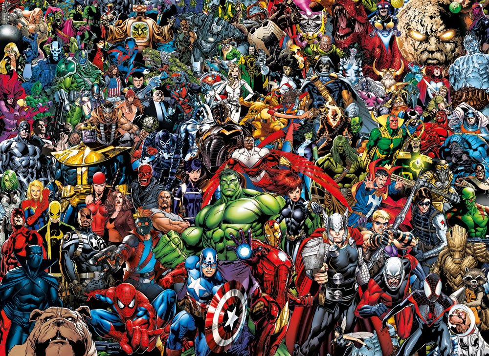 Marvel 80th Anniversary Impossible Puzzle Characters 8005125394111