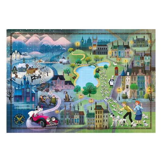 Disney Story Maps Jigsaw Puzzle 101 Dalmation 8005125396658