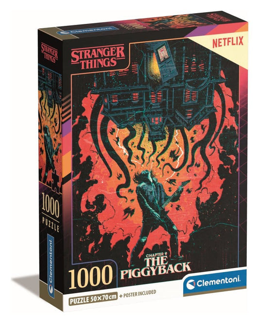 Stranger Things Jigsaw Puzzle Chapter 9 The Piggyback (1000 pieces) 8005125398614