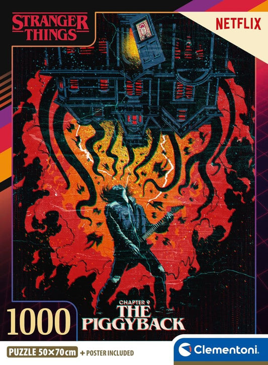 Stranger Things Jigsaw Puzzle Chapter 9 The Piggyback (1000 pieces) 8005125398614