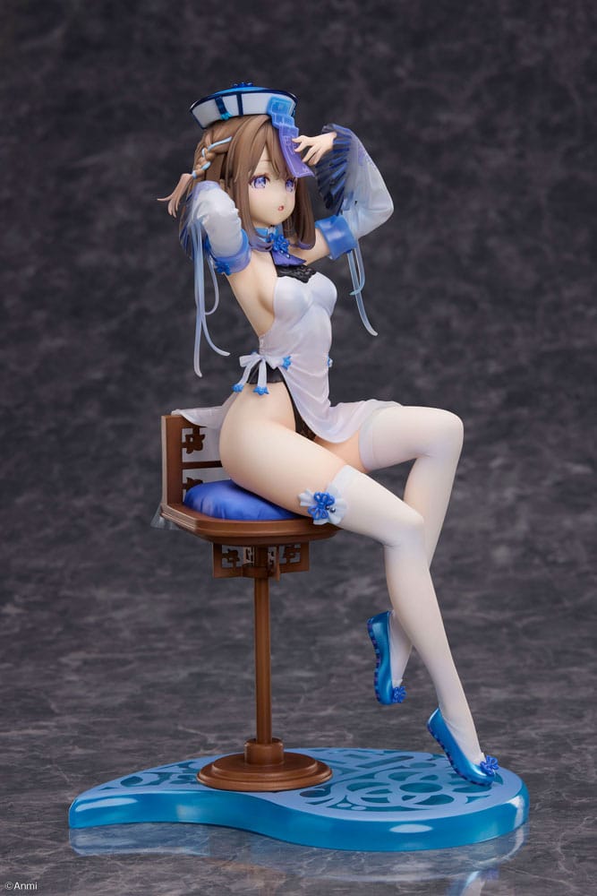 Original Character PVC Statue 1/7 Blue jiangshi Illustration by Anmi 21 cm  4595643112556