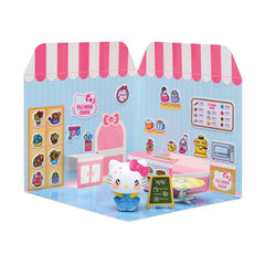 Hello Kitty and Friends Mini figure Sticker House Hello Kitty Flower Café 8412906300016
