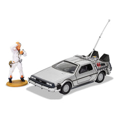 Back to the Future Diecast Model 1/36 DeLorean and Doc Brown Figure 5055286673719