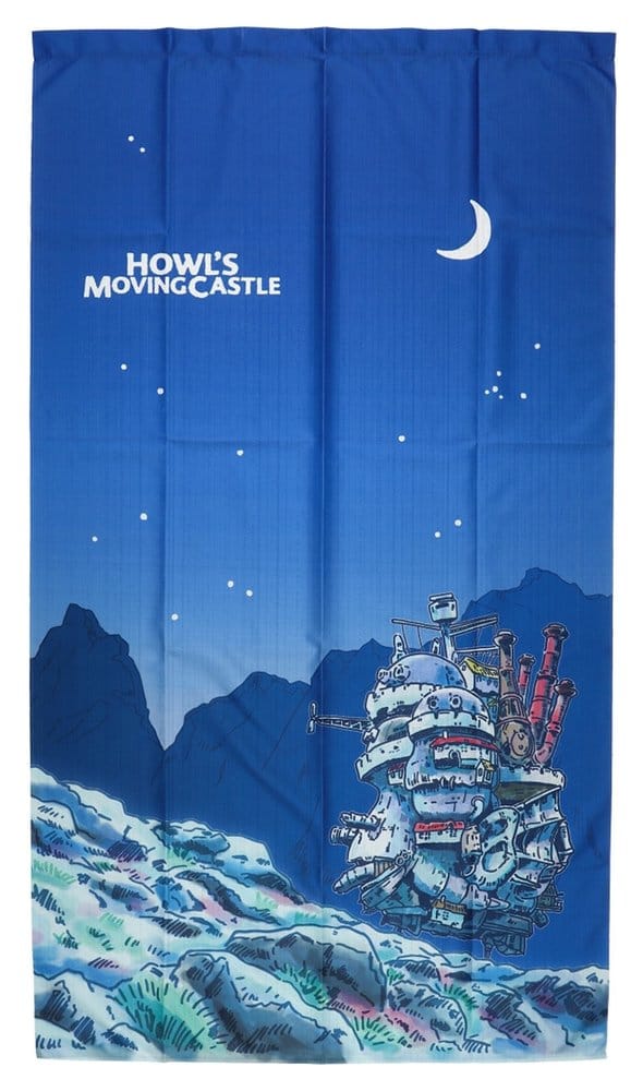 Howl's Moving Castle Noren Curtains Moonlit night 4943741050087