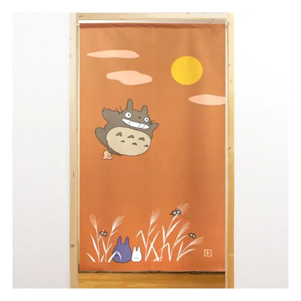 My Neighbor Totoro Noren Curtains Together under the moon 4943741050308