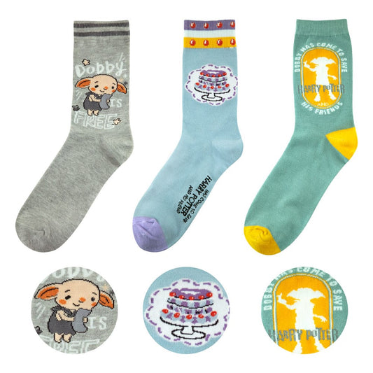 Harry Potter Socks 3-Pack Dobby 4895205611238