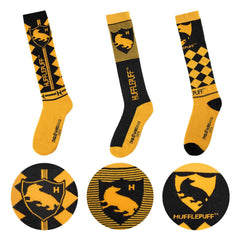 Harry Potter Knee-high socks 3-Pack Hufflepuff 4895205609242