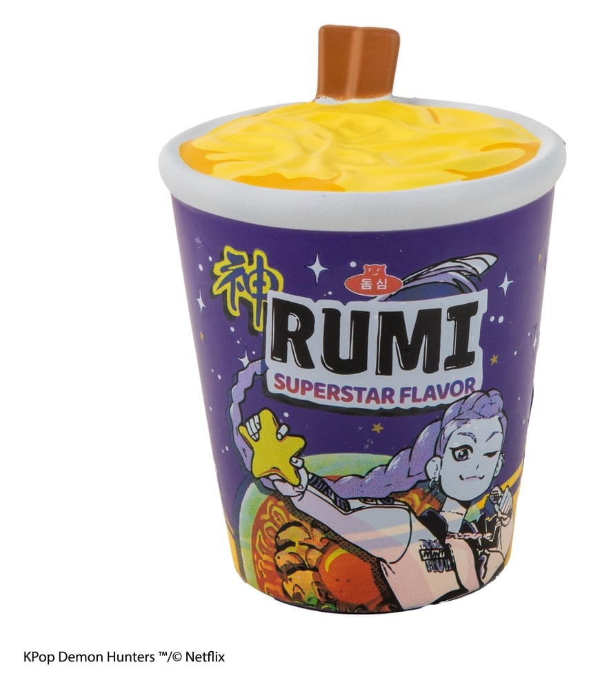 KPop Demon Hunters Squishy Anti Stress Figure Rumi Superstar Flavor Noodles 4895205624696