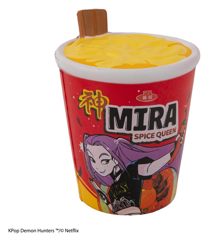 KPop Demon Hunters Squishy Anti Stress Figure Mira Spice Queen Noodles 4895205624702