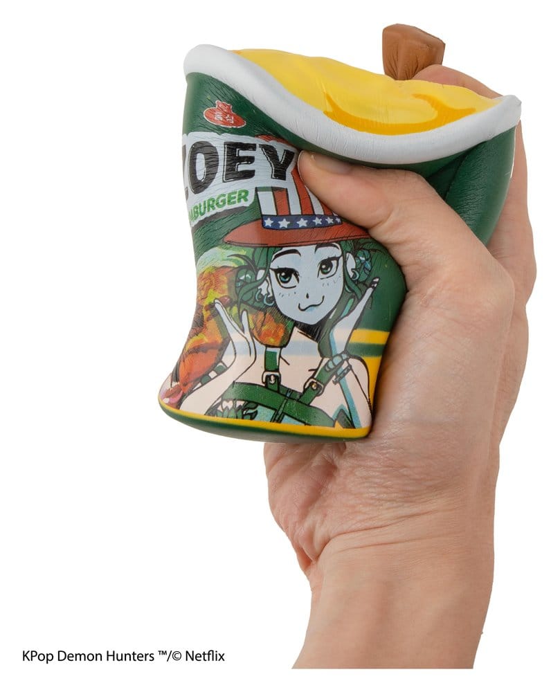 KPop Demon Hunters Squishy Anti Stress Figure Zoey Hamburger Noodles 4895205624719