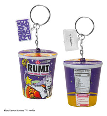 KPop Demon Hunters Squishy Keychain Rumi Superstar Flavor Noodles 4895205625259