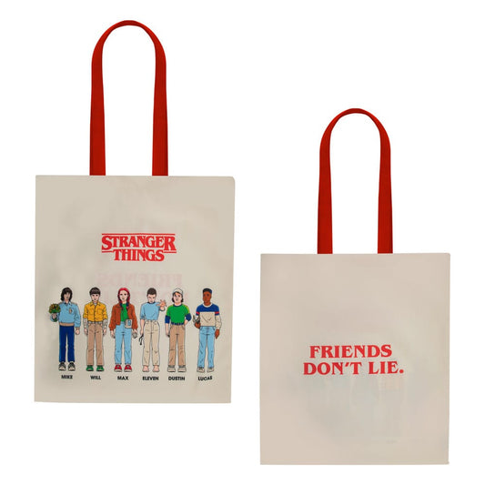 Stranger Things Tote Bag Friends Don't Lie 4895205618275