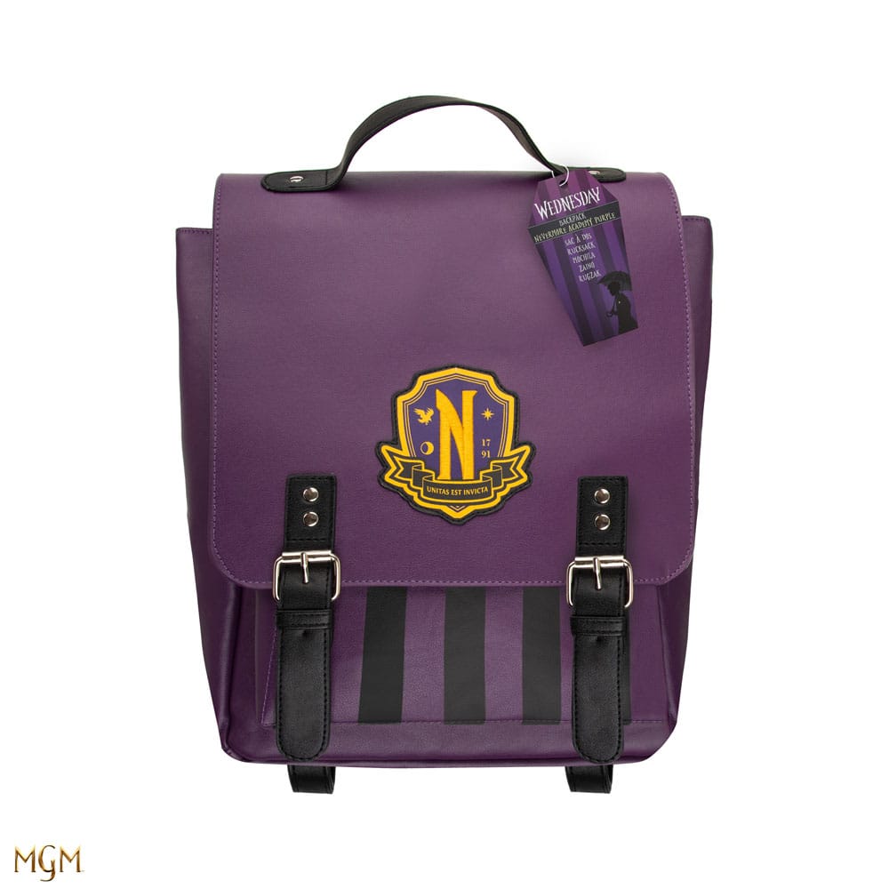 Wednesday Backpack Nevermore Academy Purple 4895205616264