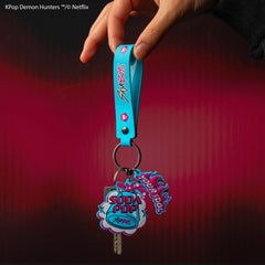 KPop Demon Hunters Wristlet Keychain Soda Pop 4895205625341
