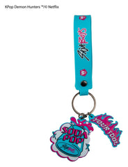 KPop Demon Hunters Wristlet Keychain Soda Pop 4895205625341