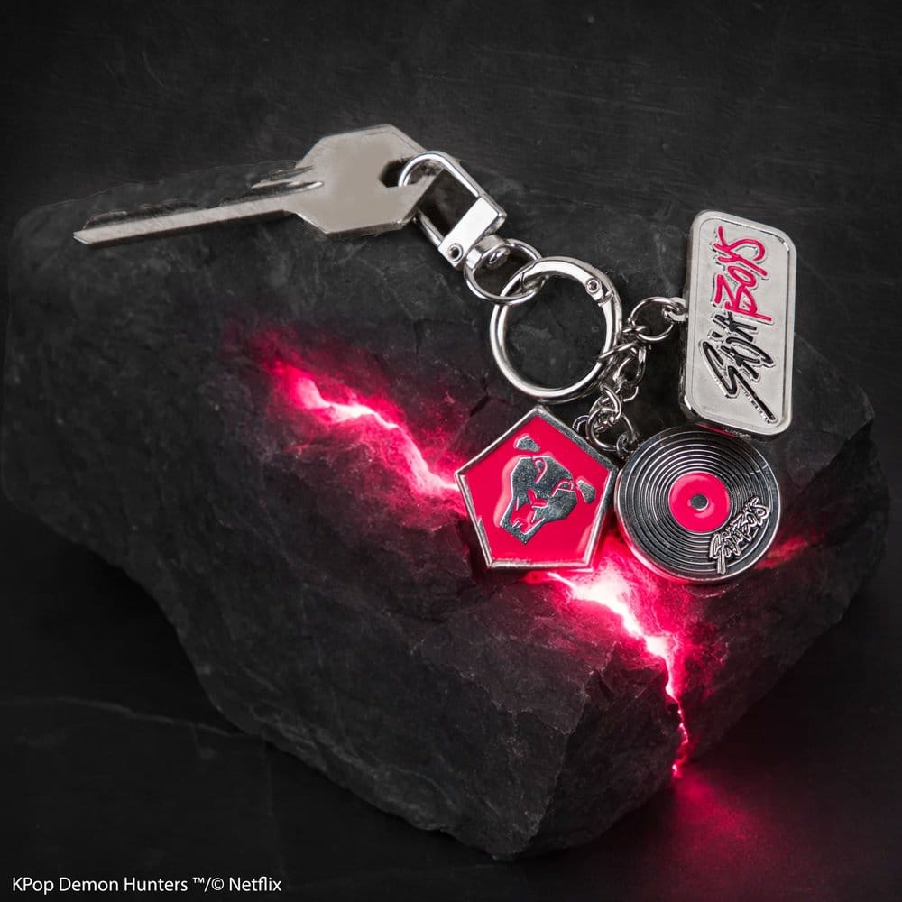 KPop Demon Hunters Charm Keychain Saja Boys 4895205625617
