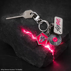 KPop Demon Hunters Charm Keychain Saja Boys 4895205625617