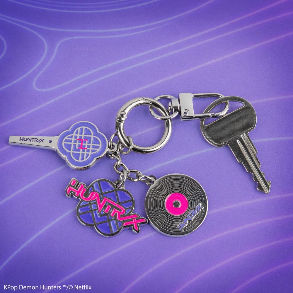 KPop Demon Hunters Charm Keychain HUNTR/X 4895205625624