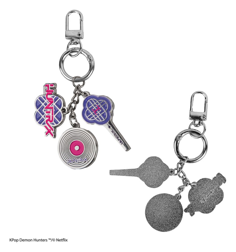 KPop Demon Hunters Charm Keychain HUNTR/X 4895205625624