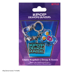 KPop Demon Hunters Charm Keyring Derpy & Sussie 4895205625631