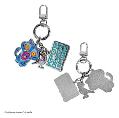KPop Demon Hunters Charm Keyring Derpy & Sussie 4895205625631