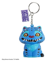 KPop Demon Hunters Squishy Keychain Derpy Tiger 4895205626256