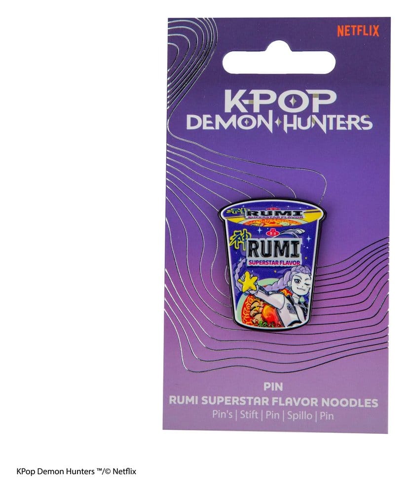 KPop Demon Hunters Pin Rumi Superstar Flavor Noodles 4895205625372