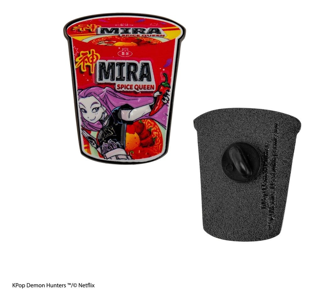 KPop Demon Hunters Pin Mira Spice Queen Noodles 4895205625389