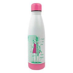 Squid Game Thermo Water Bottle Young-hee Blue & White Print 4895205619821