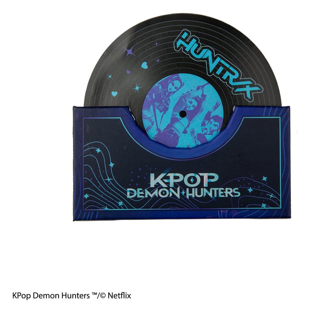 KPop Demon Hunters Set of 4 Coasters Hunters & Demons Soundtrack 4895205624887
