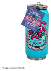 KPop Demon Hunters Thermal Straw Mug Soda Pop Can 4895205625822