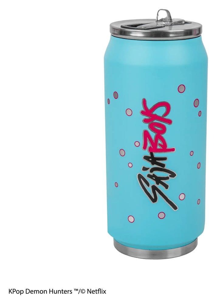 KPop Demon Hunters Thermal Straw Mug Soda Pop Can 4895205625822