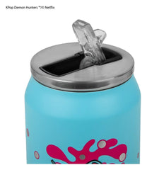KPop Demon Hunters Thermal Straw Mug Soda Pop Can 4895205625822