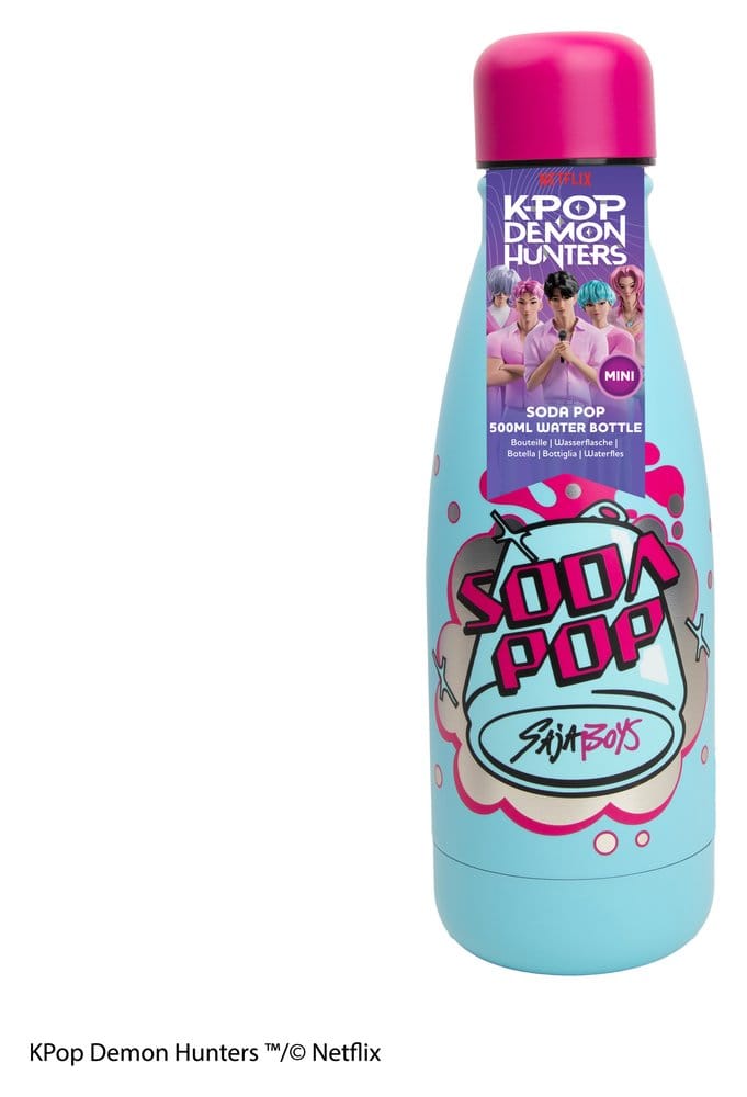 KPop Demon Hunters Mini Water Bottle Soda Pop 4895205625839