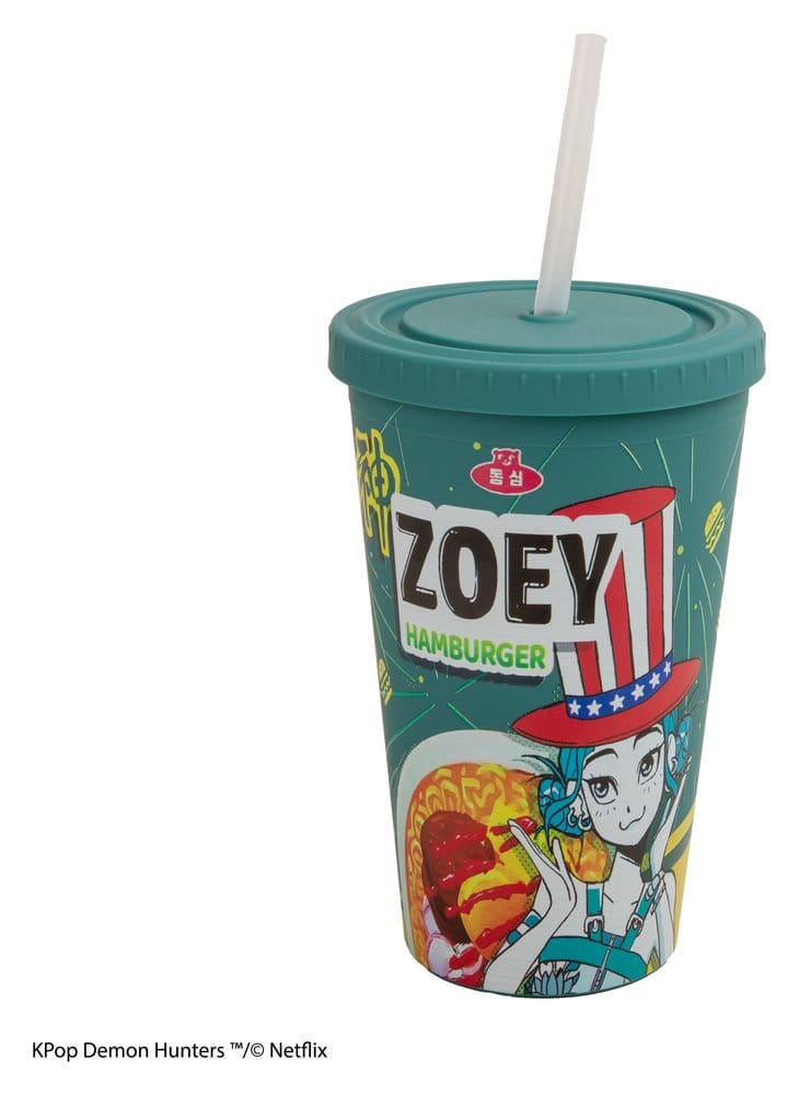 KPop Demon Hunters Tumbler Zoey Hamburger 4895205625891