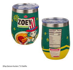 KPop Demon Hunters Travel Mug Zoey Hamburger 4895205625921