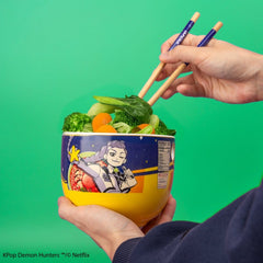 KPop Demon Hunters Ramen Bowl with Chopsticks Rumi Superstar Flavor 4895205625938