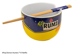 KPop Demon Hunters Ramen Bowl with Chopsticks Rumi Superstar Flavor 4895205625938