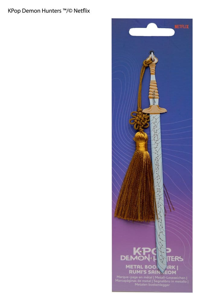 KPop Demon Hunters Metal Bookmark Rumi's Saingeom 4895205625297
