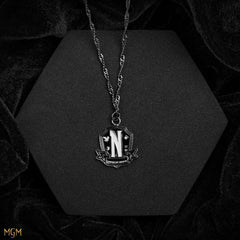 Wednesday Necklace with Pendant Nevermore Academy Black 4895205616424