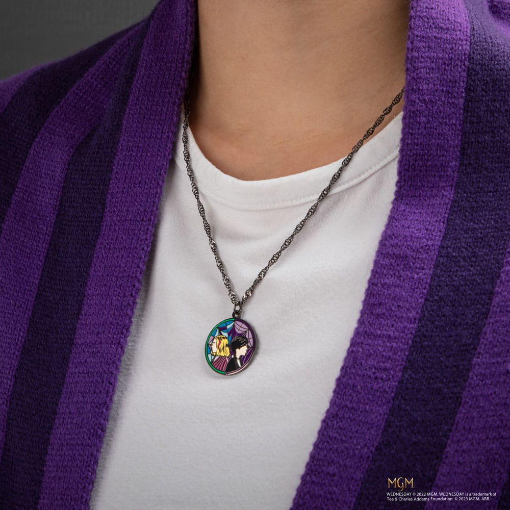 Wednesday Necklace with Pendant Enid and Wednesday 4895205616431