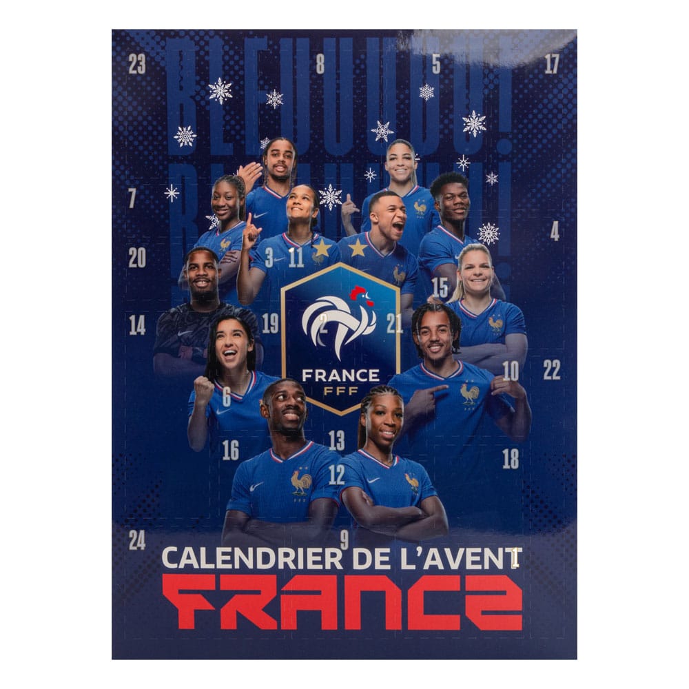 Französische Fußballföderation Adventskalender 2025French Football Federation Advent Calendar 2025Fédération Française de Football calendrier de l'avent 2025Federación Francesa de Fútbol föderation Calendario de adviento 2025 4895205620254