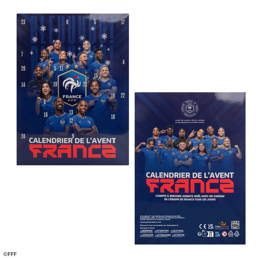 Französische Fußballföderation Adventskalender 2025French Football Federation Advent Calendar 2025Fédération Française de Football calendrier de l'avent 2025Federación Francesa de Fútbol föderation Calendario de adviento 2025 4895205620254