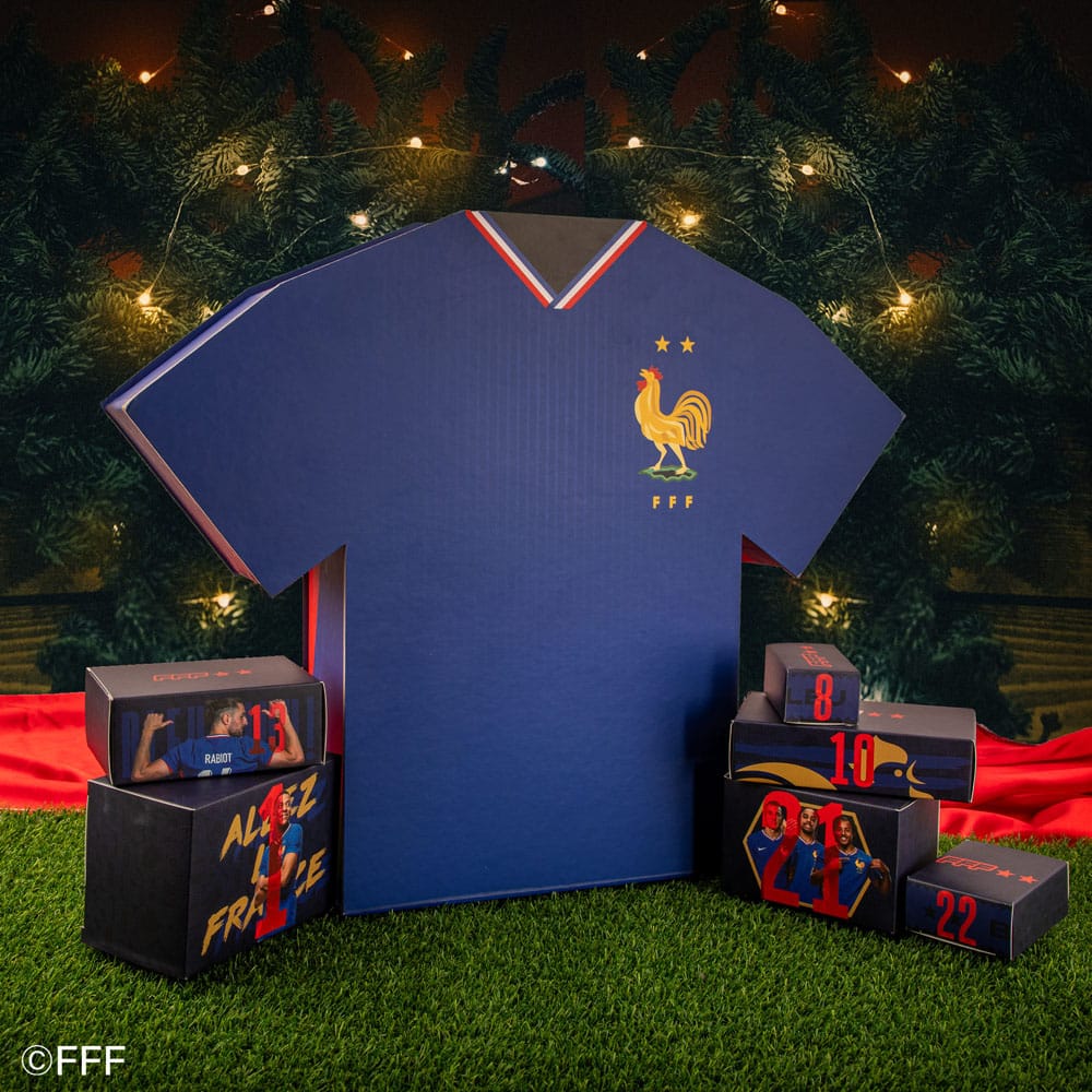 Französische Fußballföderation Adventskalender Deluxe 2025French Football Federation Advent Calendar Deluxe 2025Fédération Française de Football calendrier de l'avent Deluxe 2025Federación Francesa de Fútbol föderation Calendario de adviento Deluxe 2025 4895205620261